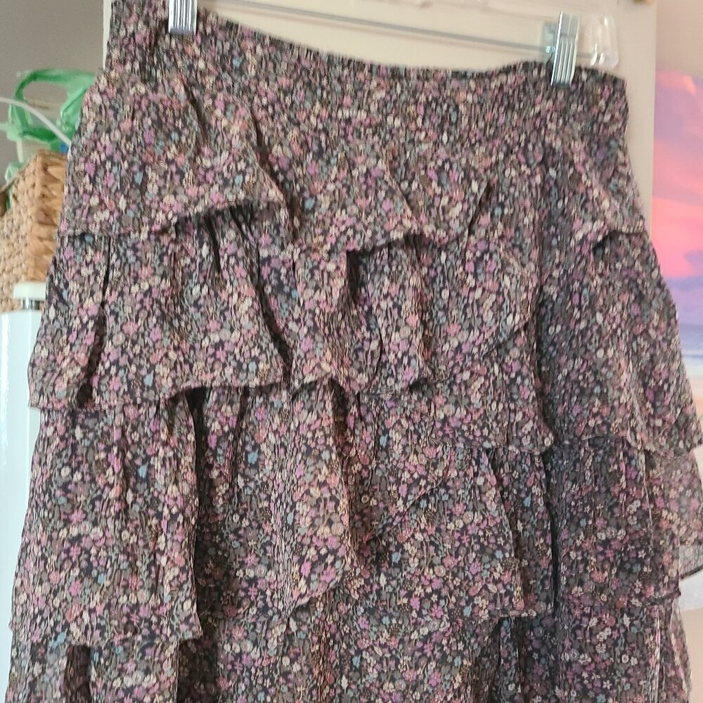 Garnet Hill Flower Skirt- Size 12